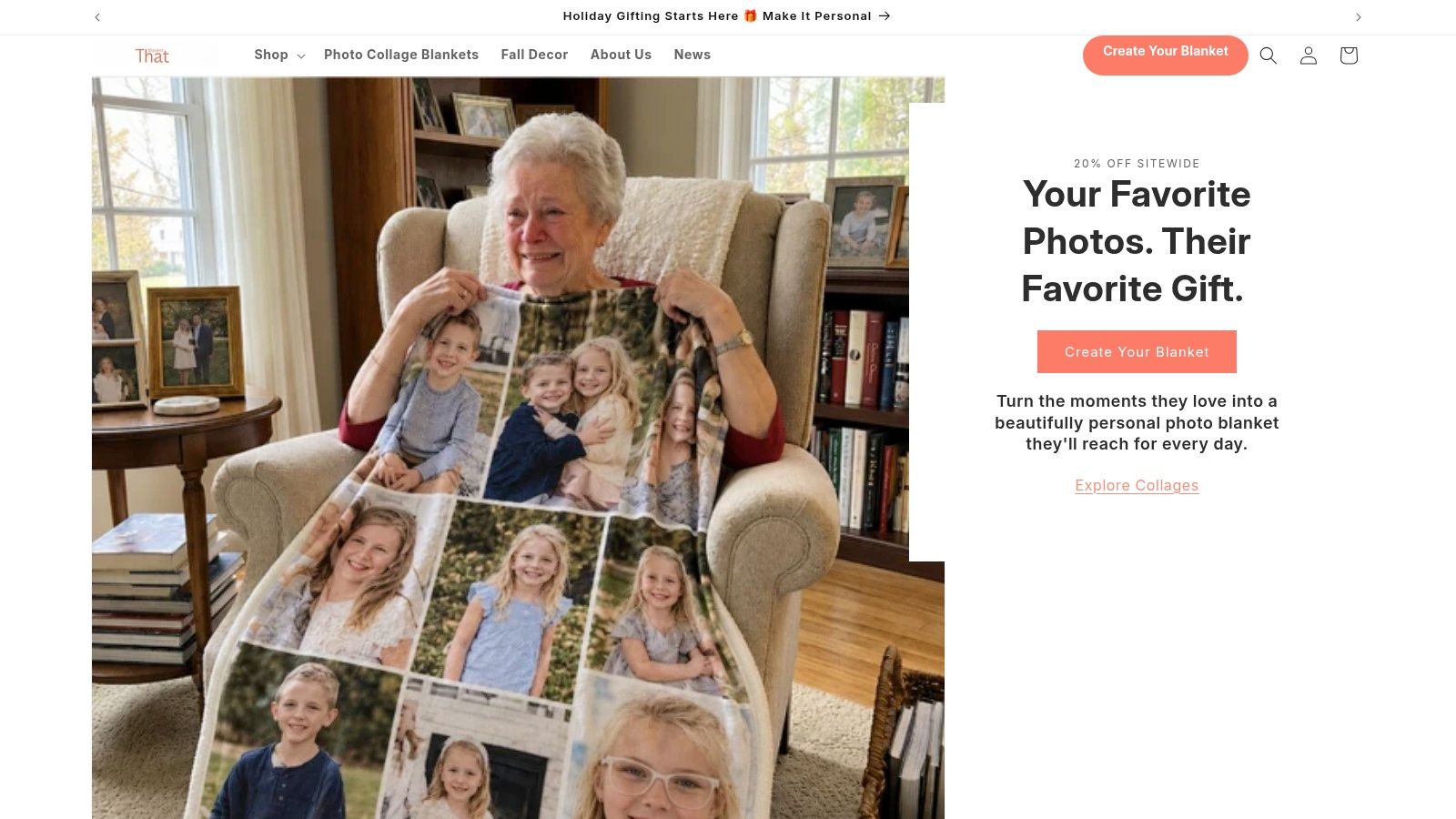 Screenshot from https://thatblanket.co