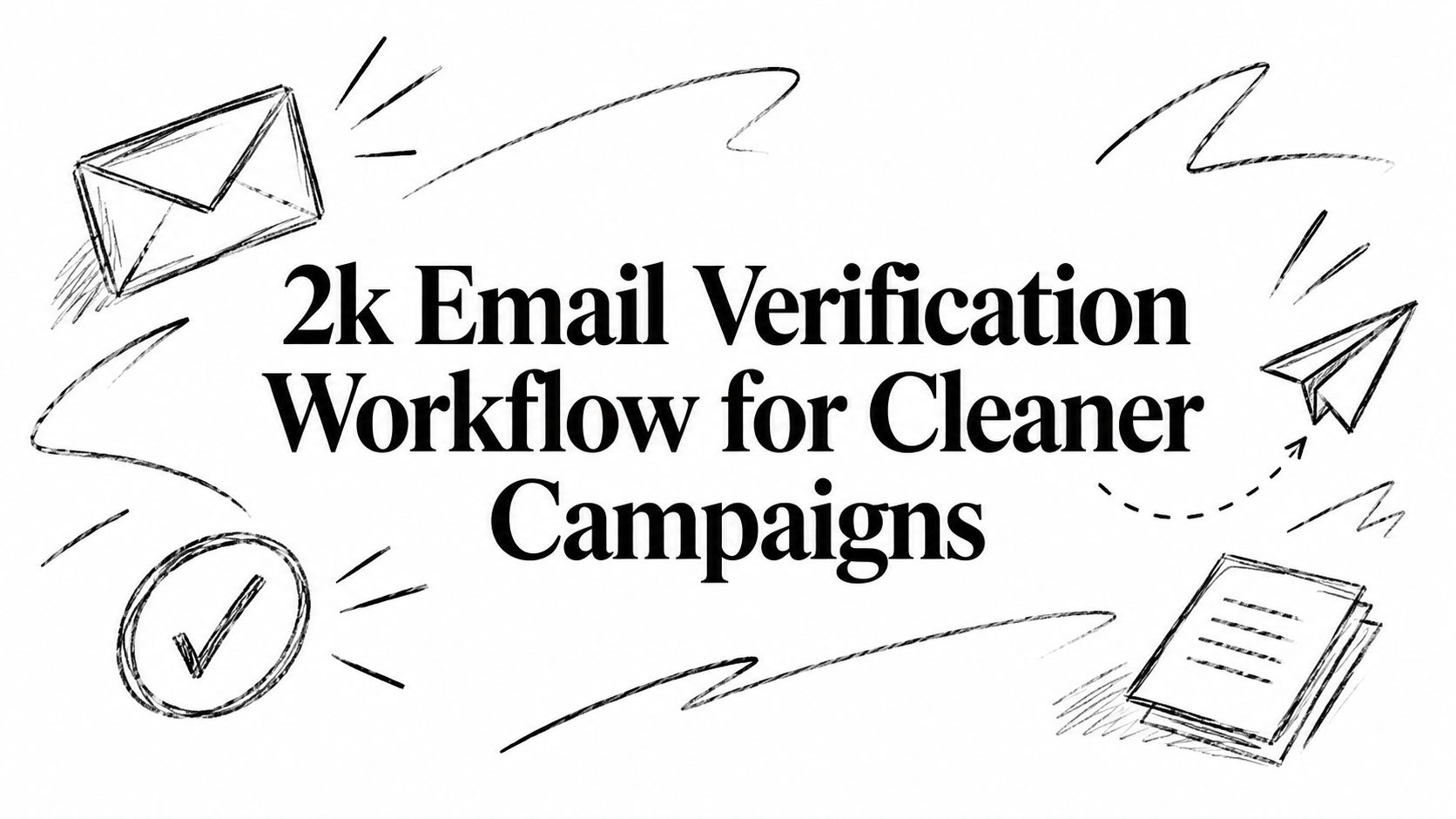 2k Email Verification Workflow for Cleaner Campaigns