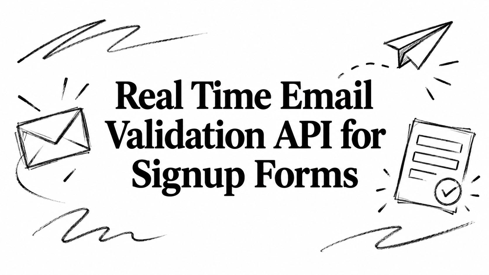 Real Time Email Validation API for Signup Forms