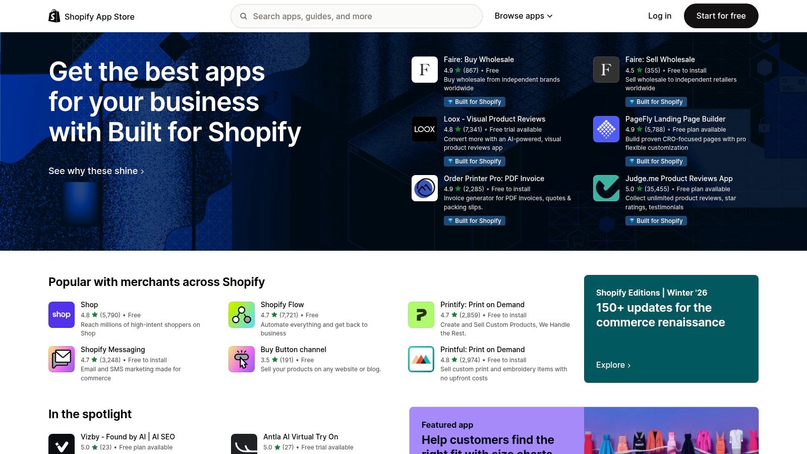 Shopify App Store
