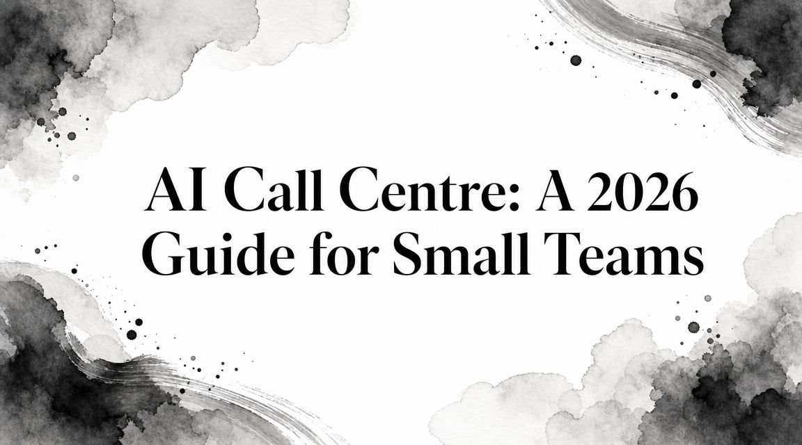 AI Call Centre: A 2026 Guide for Small Teams