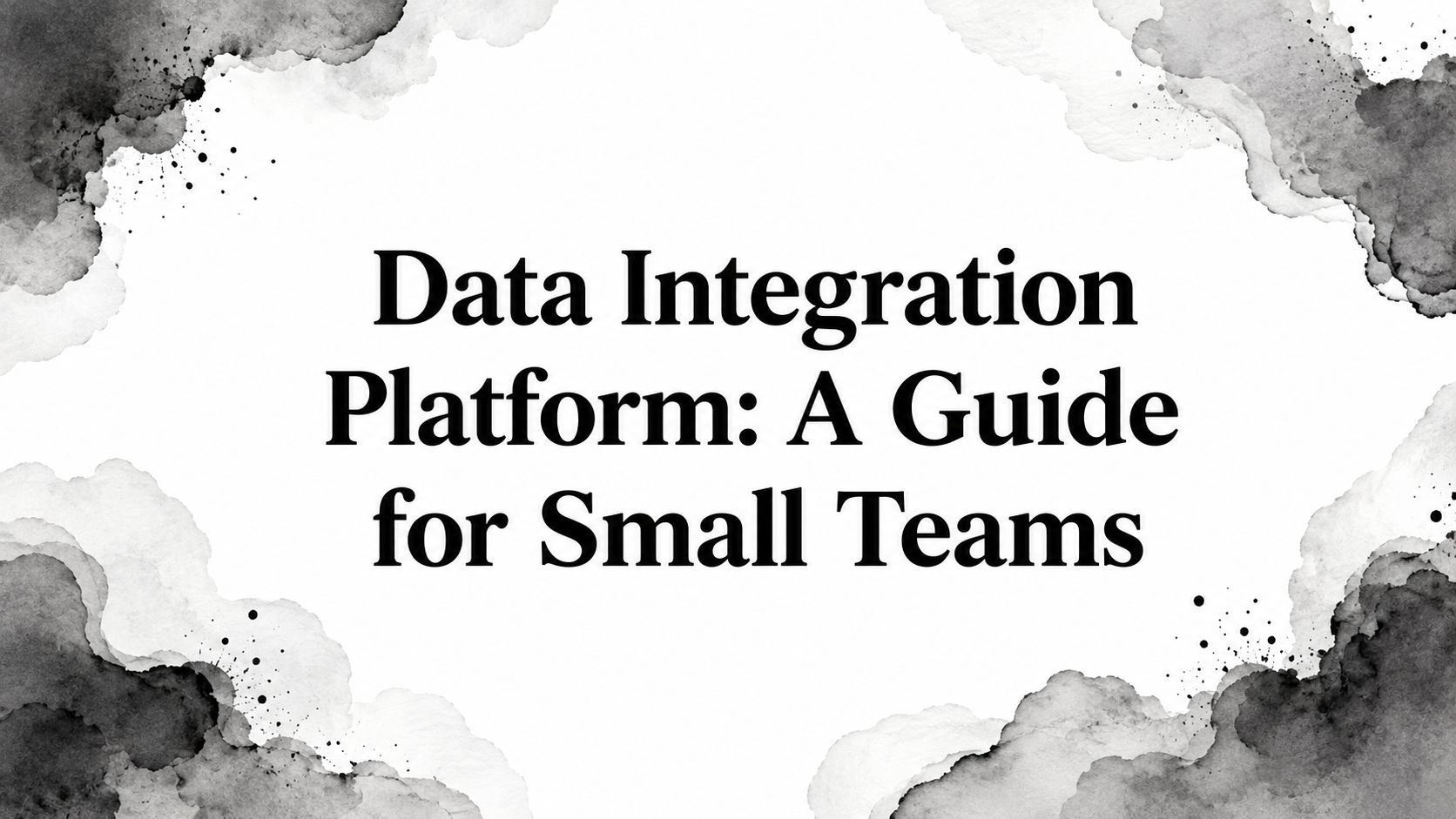 Data Integration Platform: A Guide for Small Teams