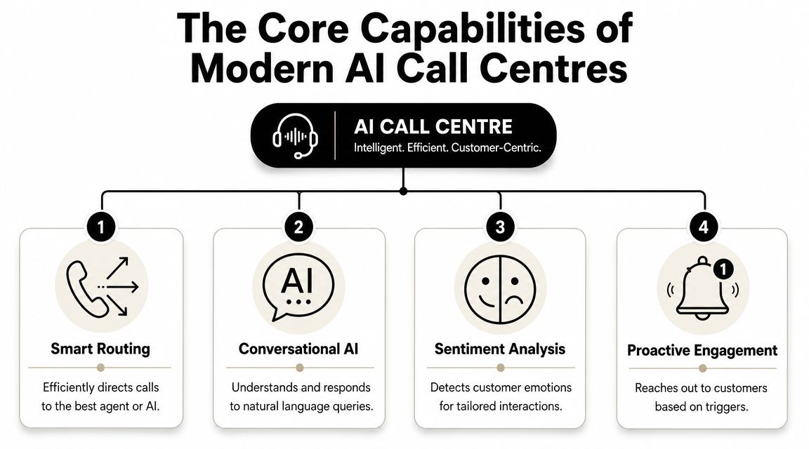 The Core Capabilities of Modern AI Call Centres