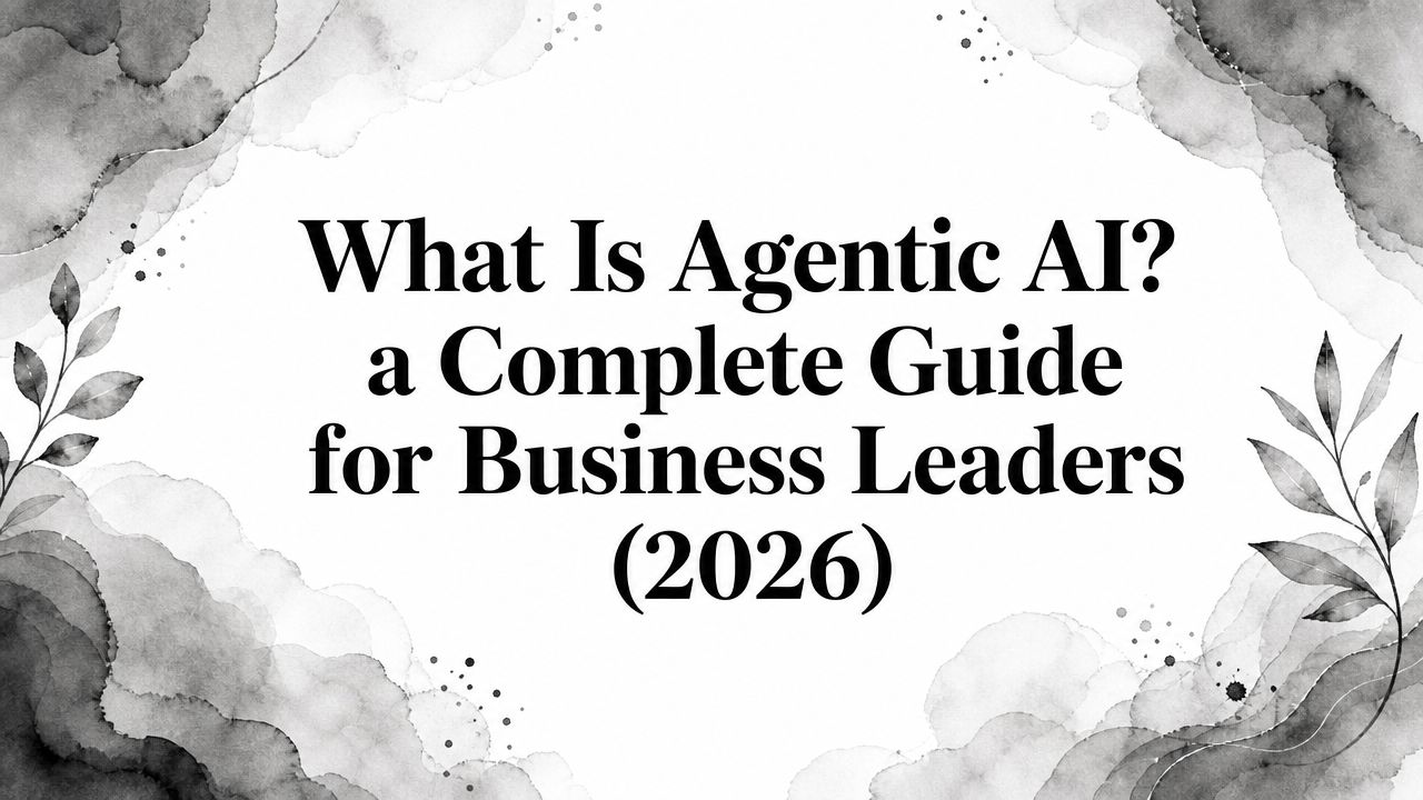 What Is Agentic AI? a Complete Guide for Business Leaders (2026)