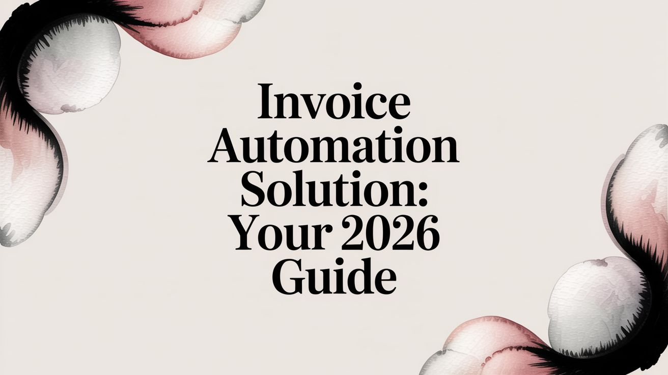 Invoice Automation Solution: Your 2026 Guide