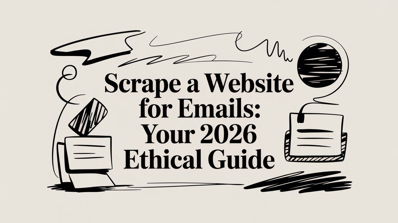 Scrape a Website for Emails: Your 2026 Ethical Guide