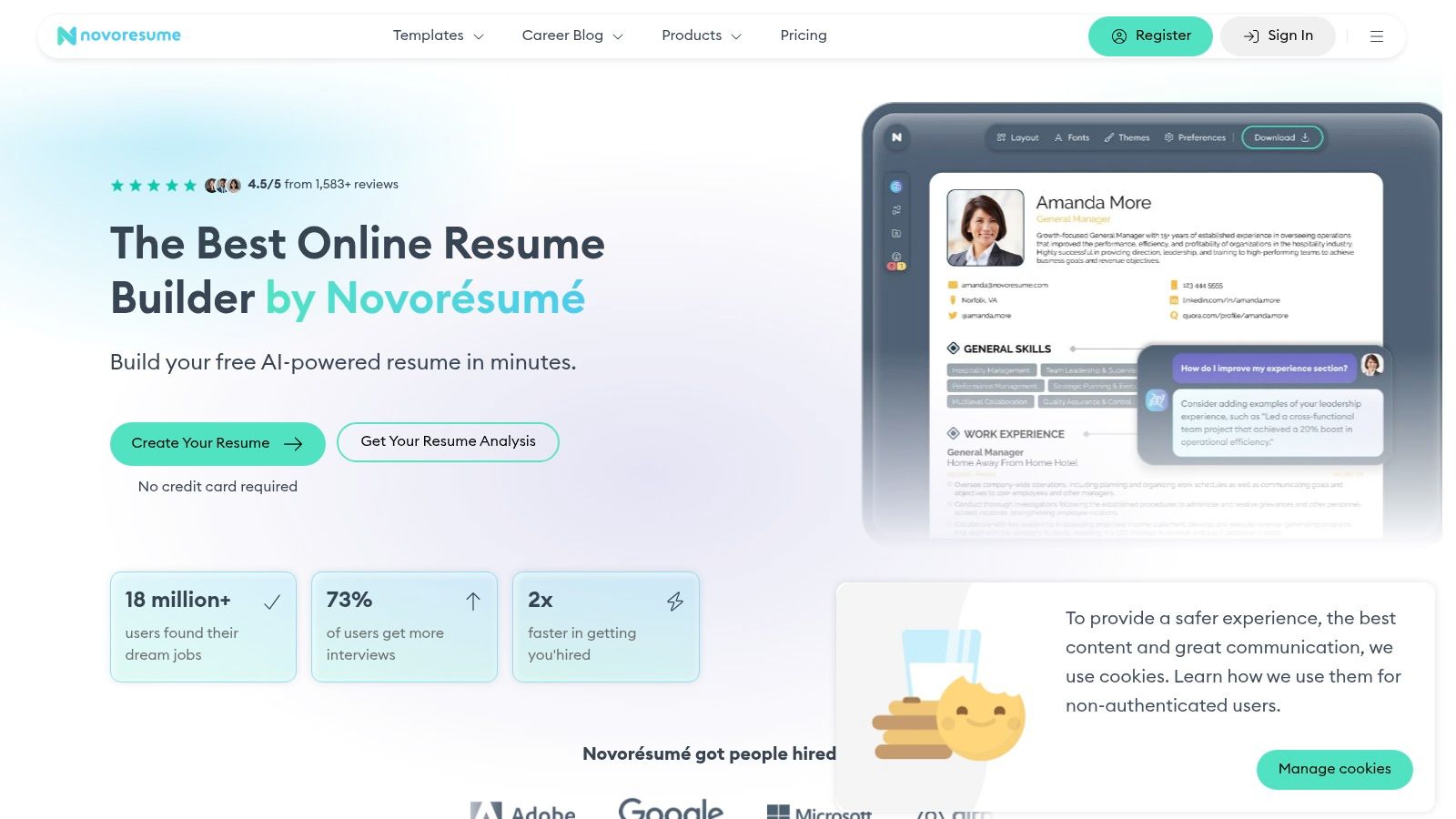 Novorésumé – Examples, Templates, and Guides