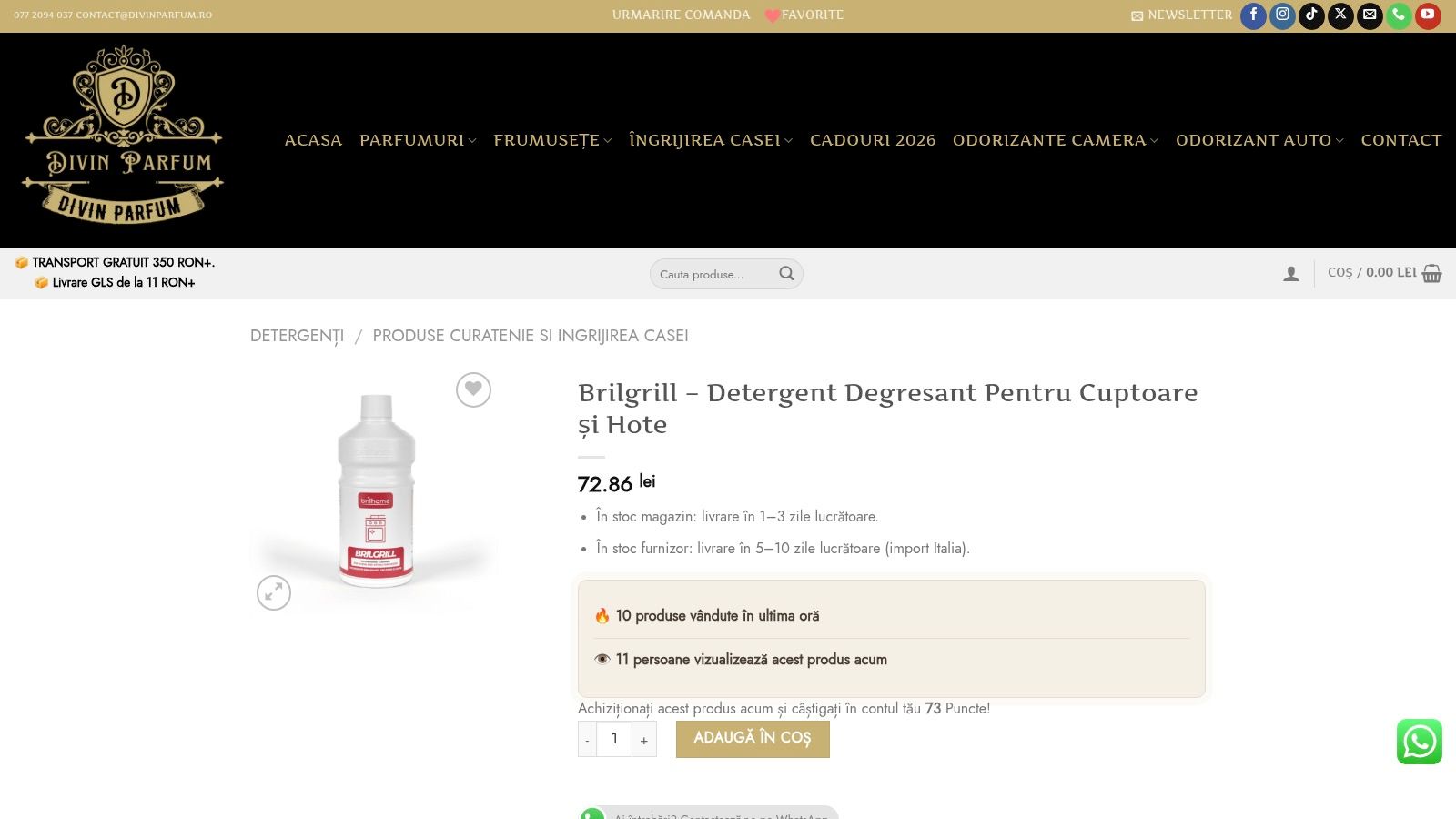 Screenshot from https://divinparfum.ro/produs/brilgrill-detergent-degresant-pentru-cuptoare-si-hote/