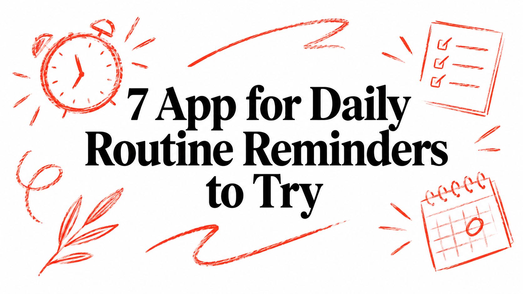 7 App for Daily Routine Reminders to Try