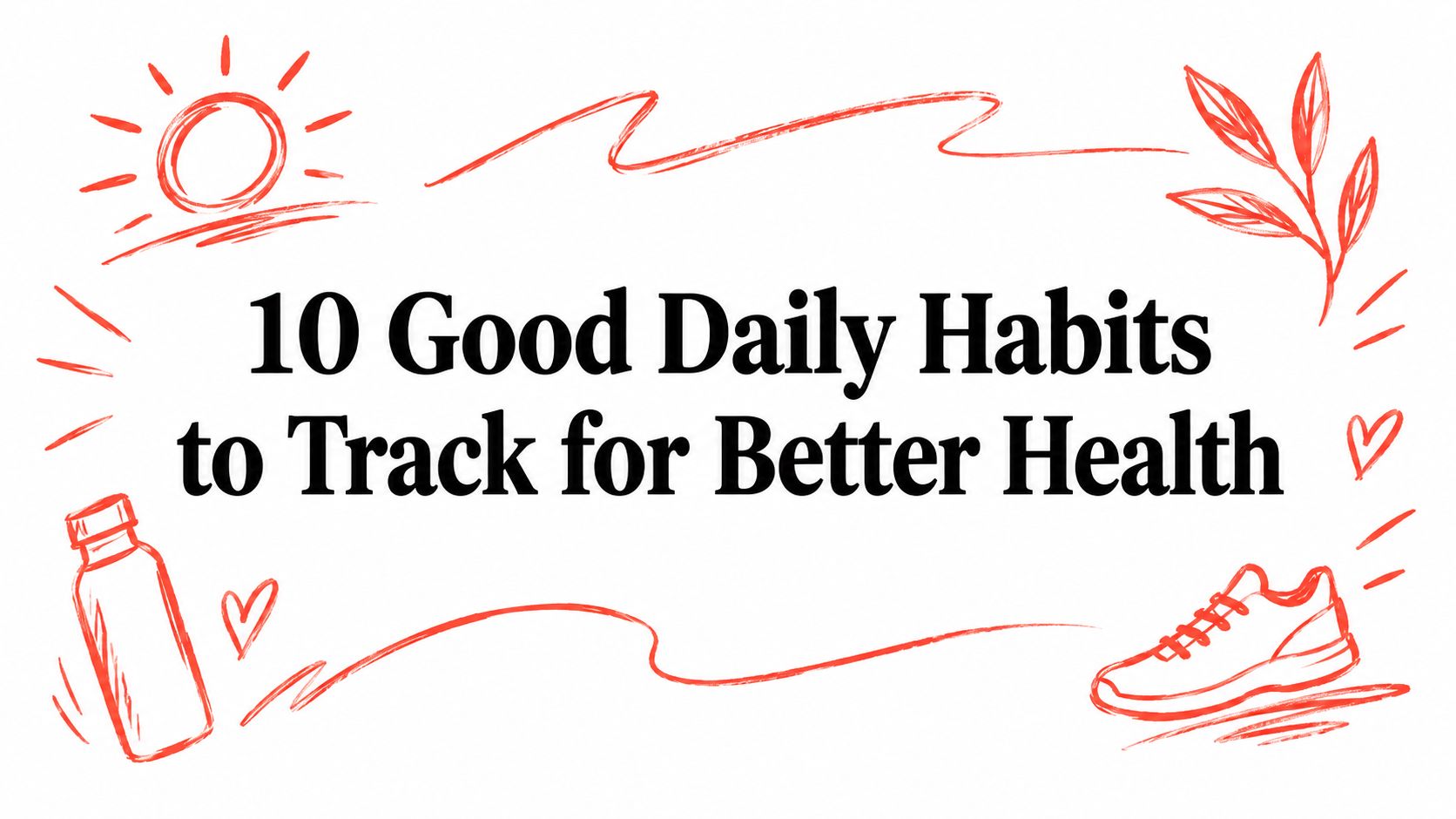 10 Good Daily Habits to Track for Better Health