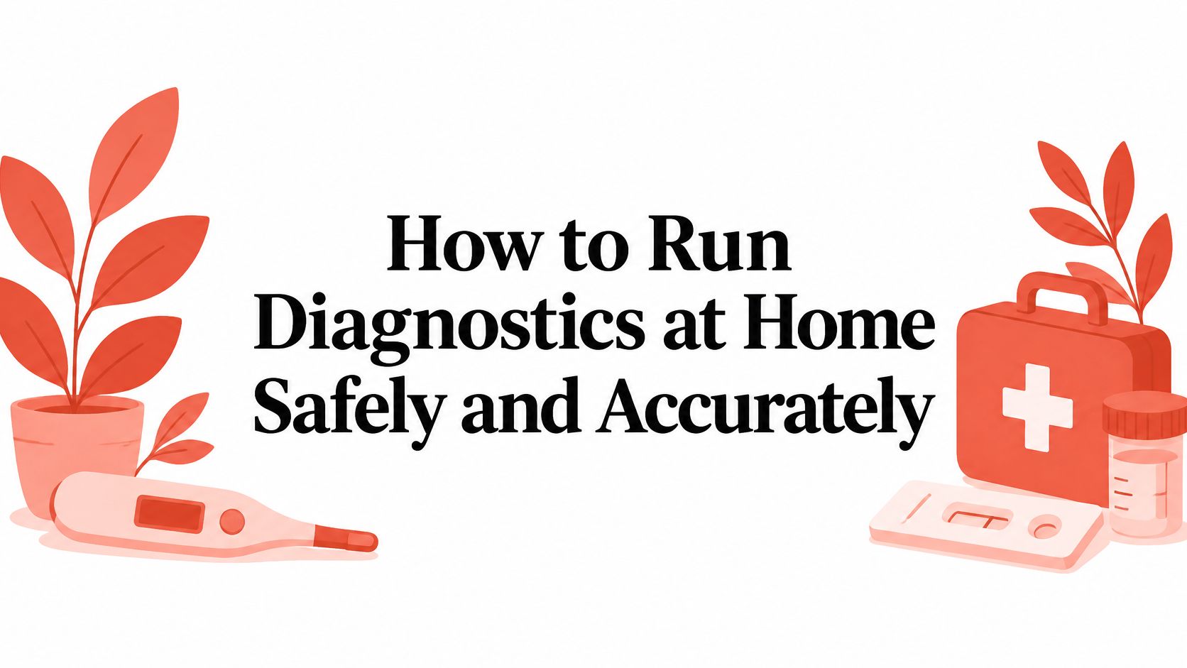 How to Run Diagnostics at Home Safely and Accurately