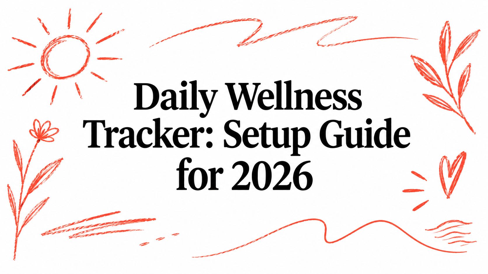 Daily Wellness Tracker: Setup Guide for 2026
