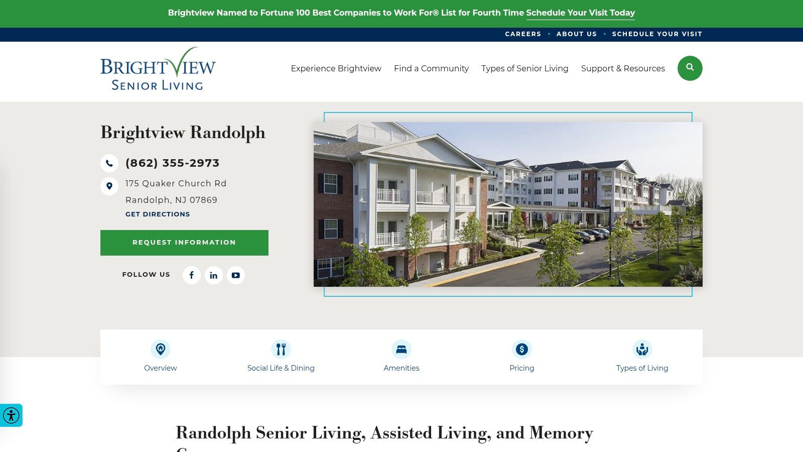 Brightview Randolph, Wellspring Village