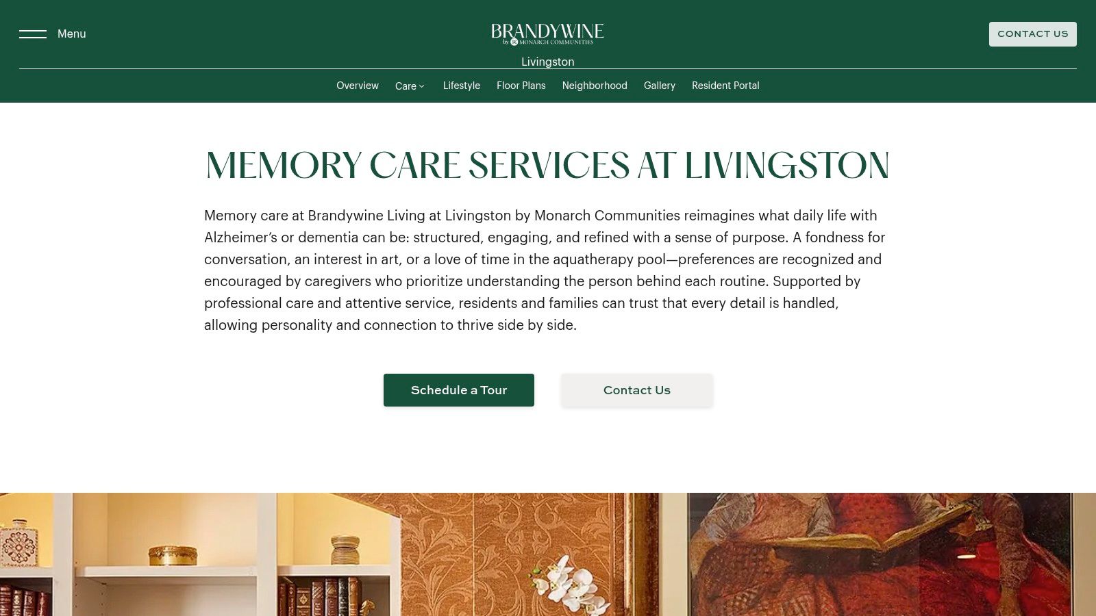Brandywine Living at Livingston, Reflections Memory Care
