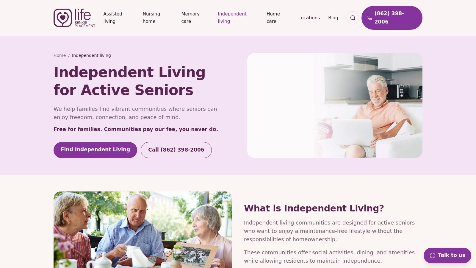 Independent living in New Jersey costs, communities and free help