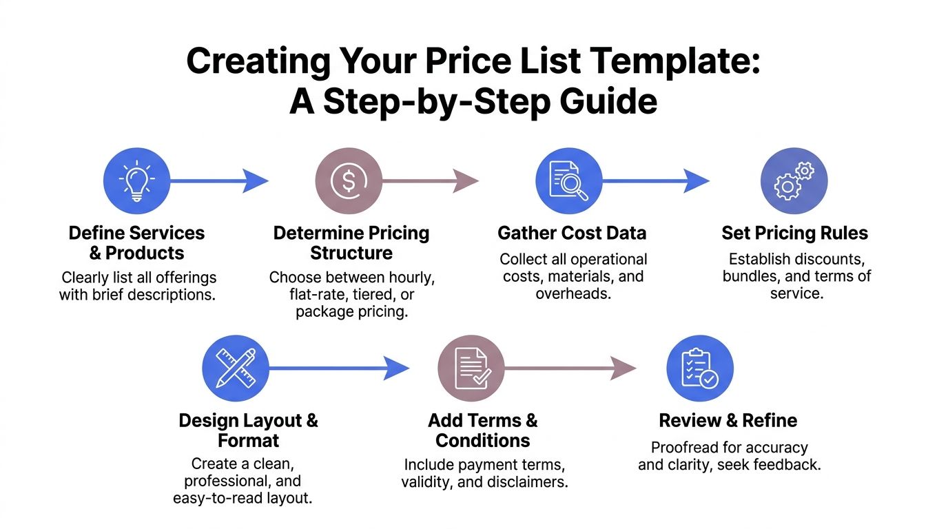 Price List Template: Create Yours in Under an Hour | Start Right Now Blog