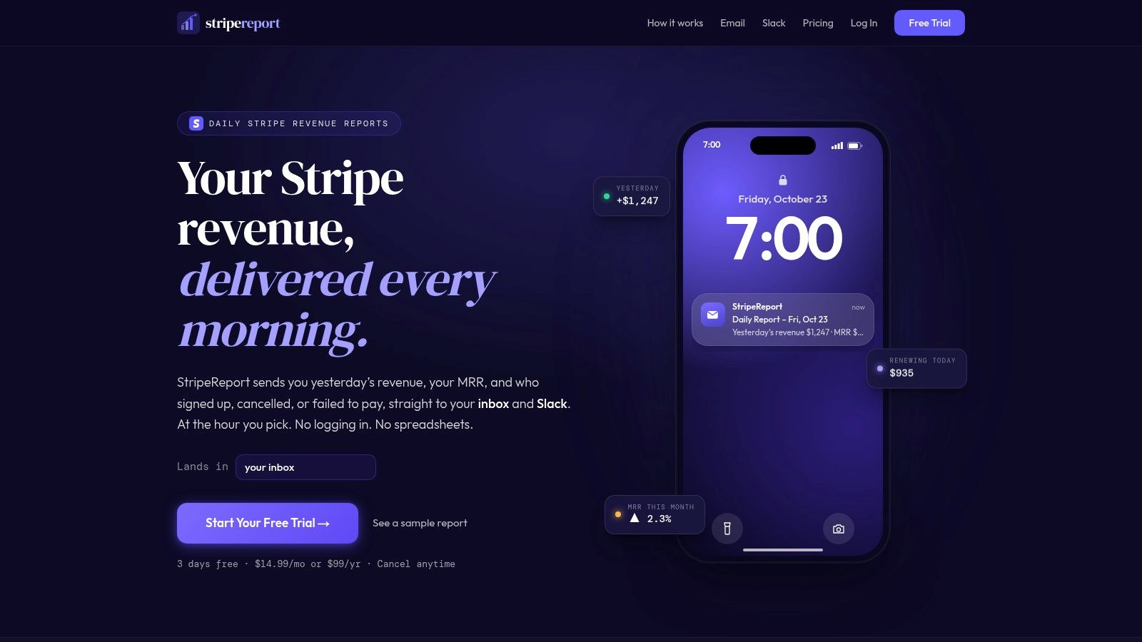 StripeReport