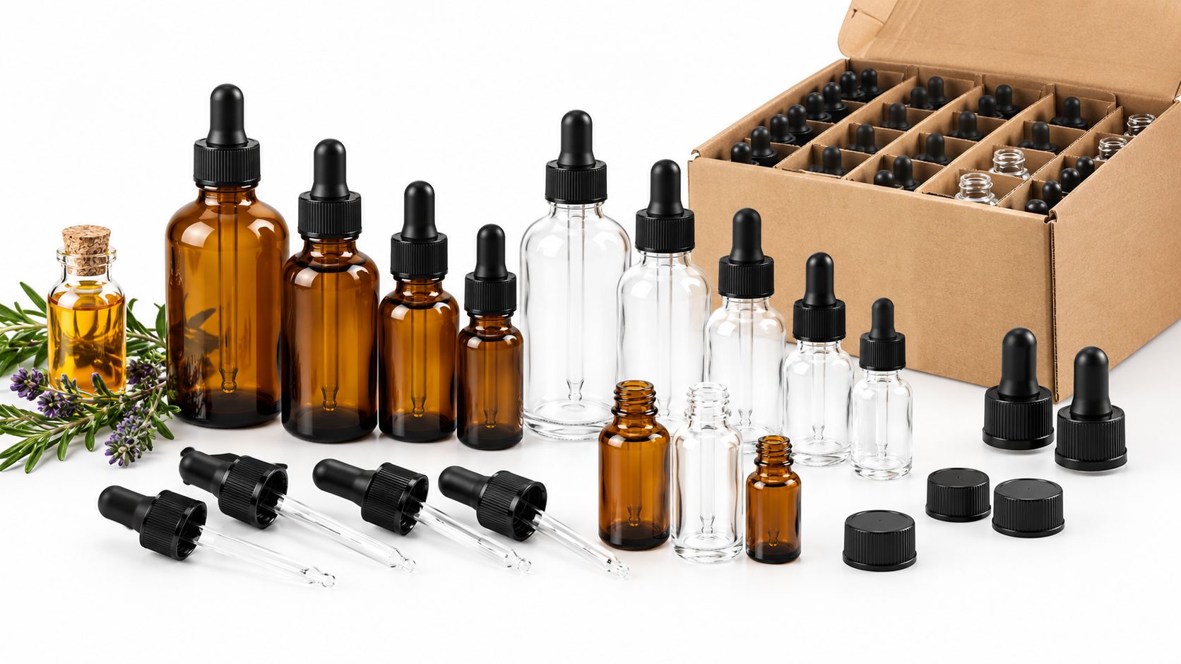Glass Dropper Bottles Bulk: A Wholesale Buying Guide