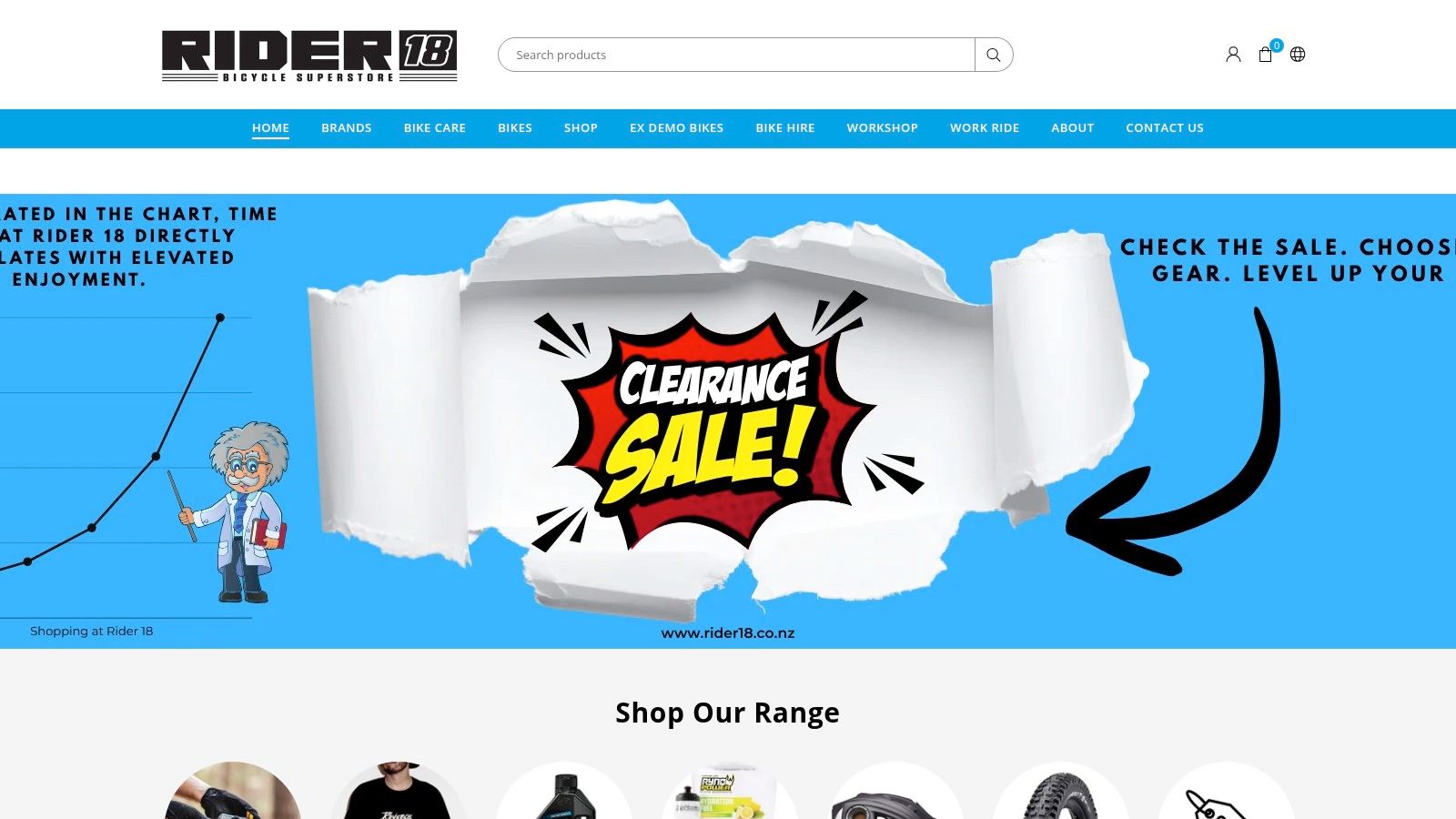 Screenshot from https://www.rider18.co.nz