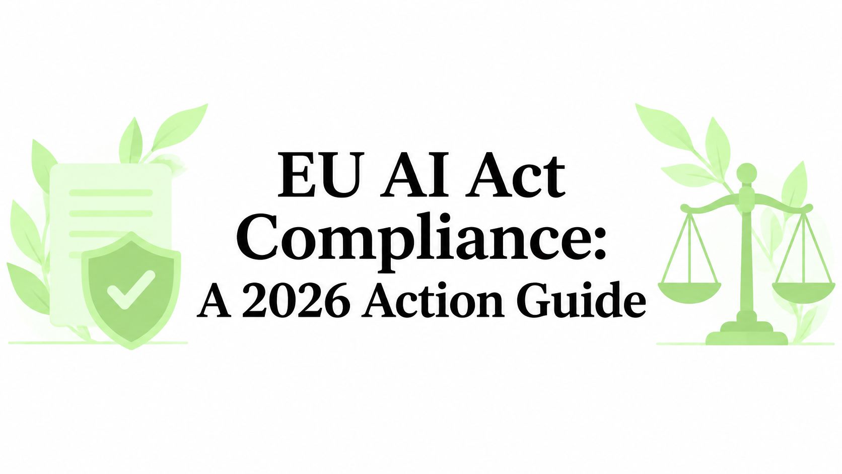 EU AI Act Compliance: A 2026 Action Guide