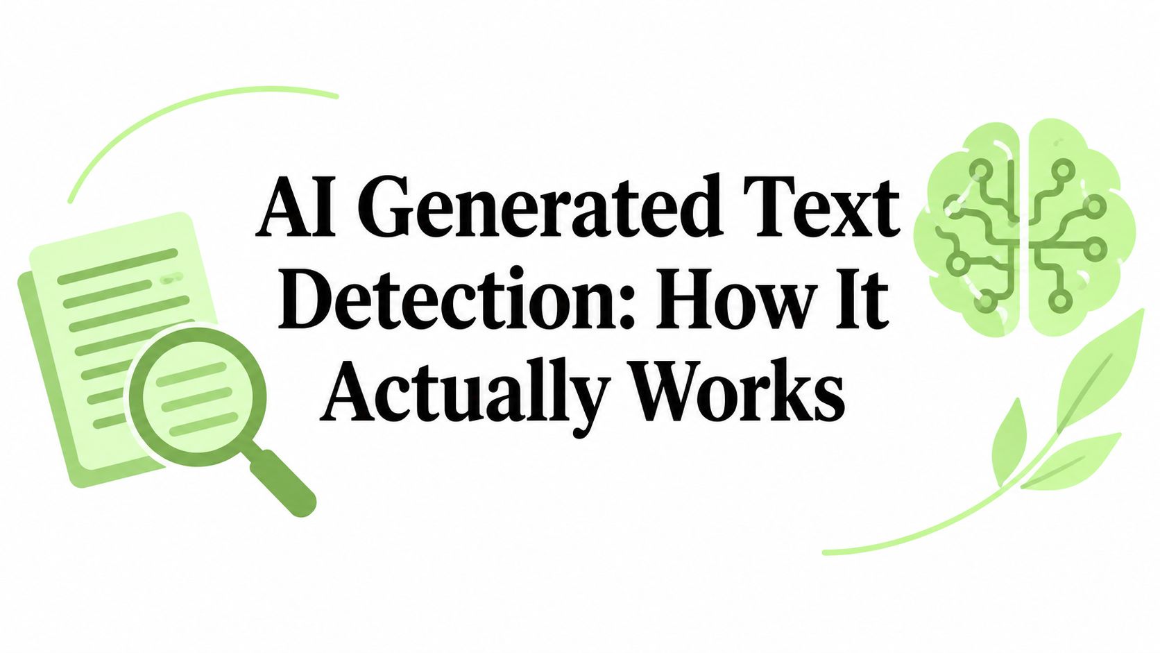 AI Generated Text Detection: How It Actually Works