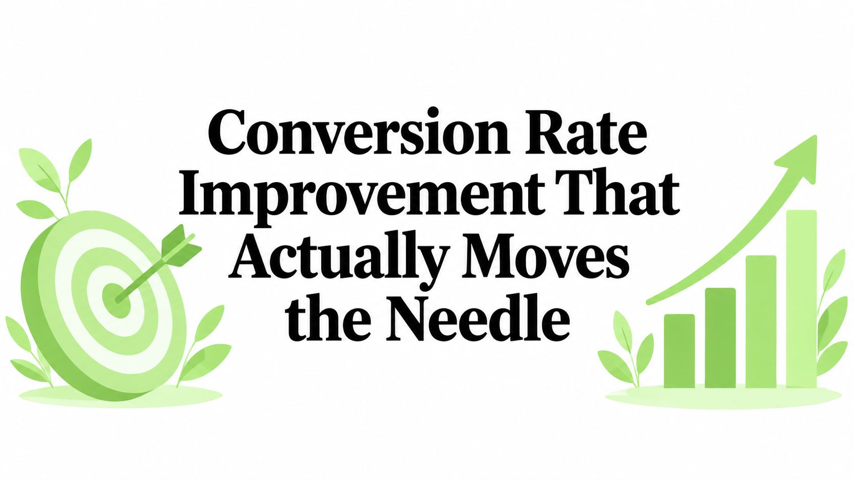 Conversion Rate Improvement That Actually Moves the Needle
