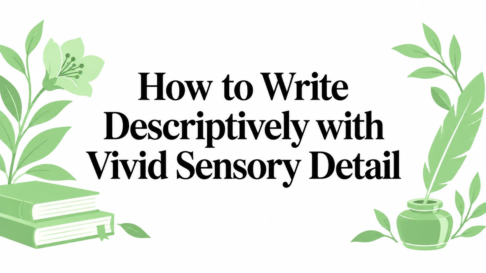 How to Write Descriptively with Vivid Sensory Detail