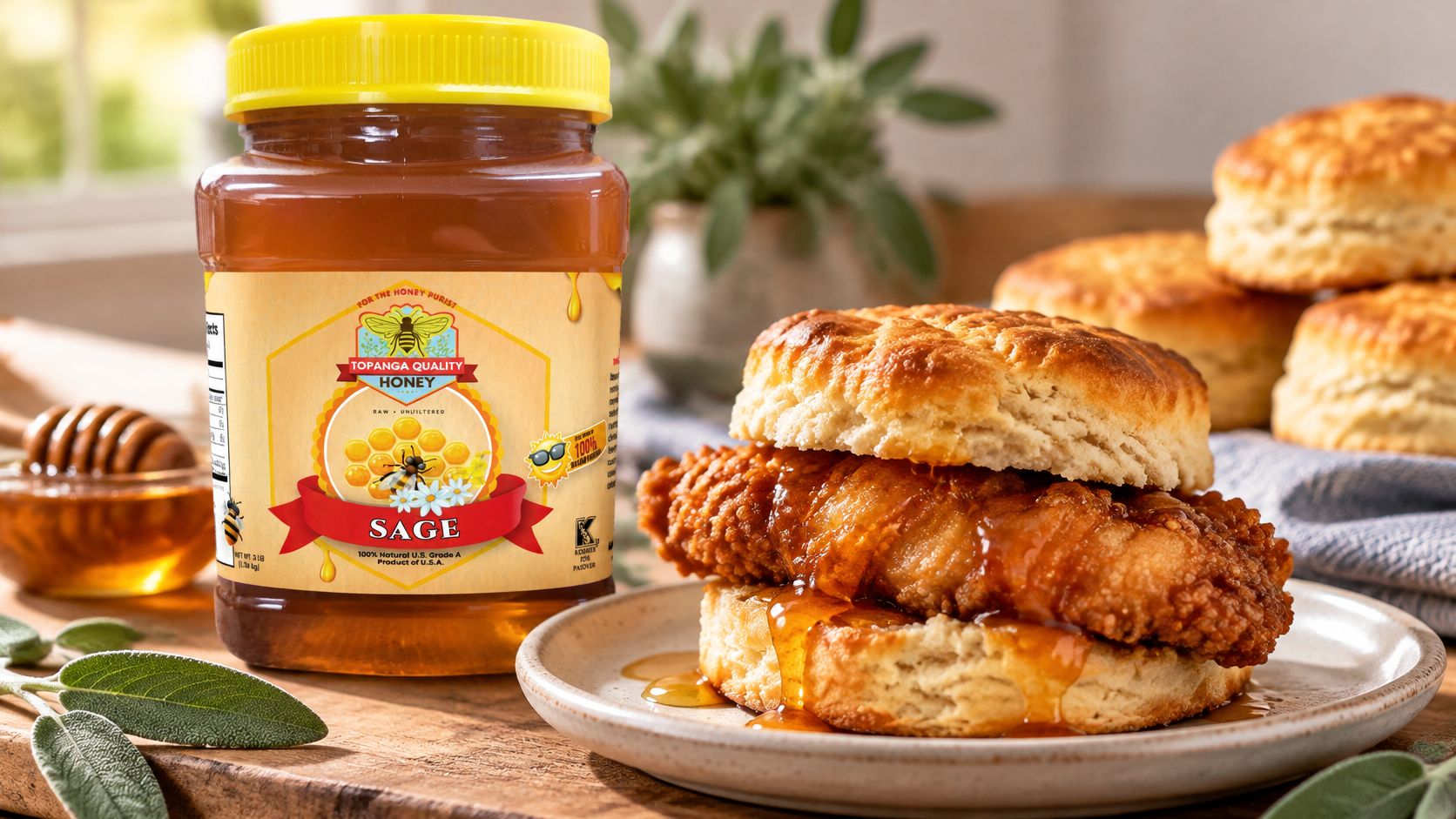 Raw Sage Honey