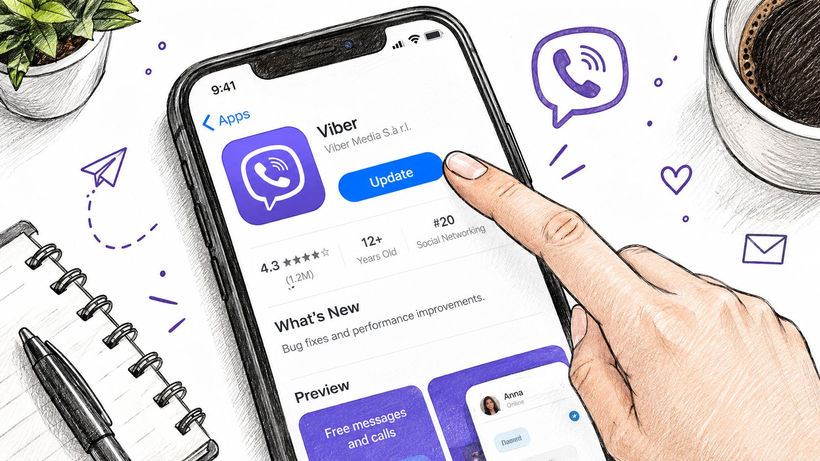 Screenshot from https://example.com/viber-mobile-qr-menu.png