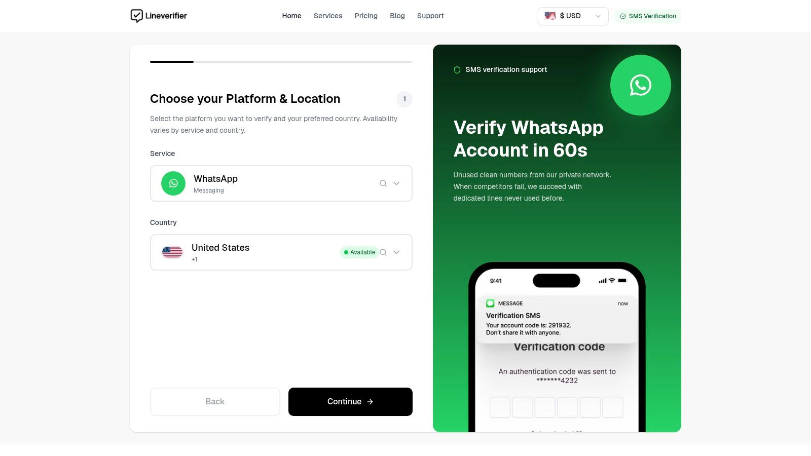 Screenshot from https://lineverifier.com/en