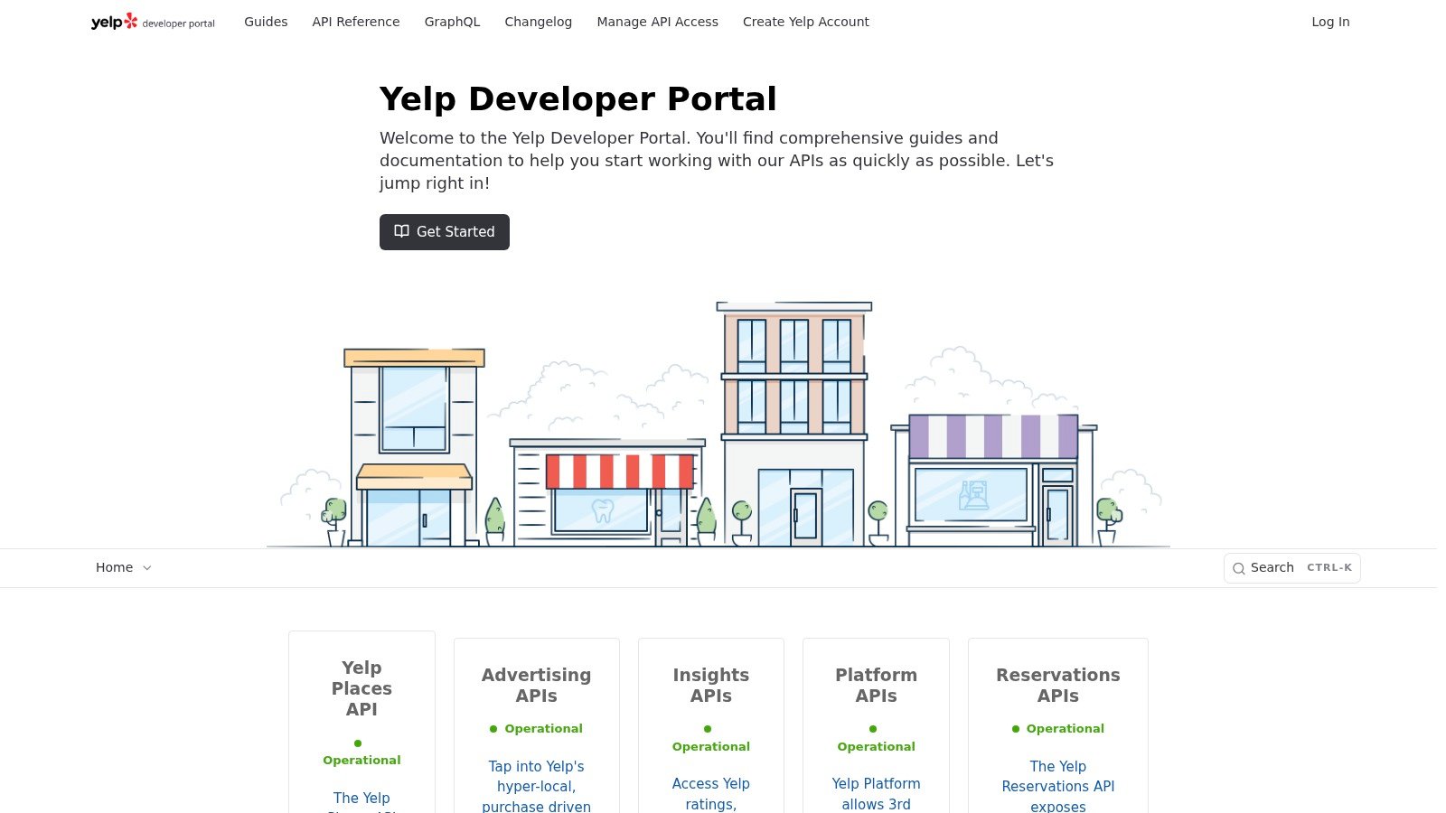 Yelp Developer Docs
