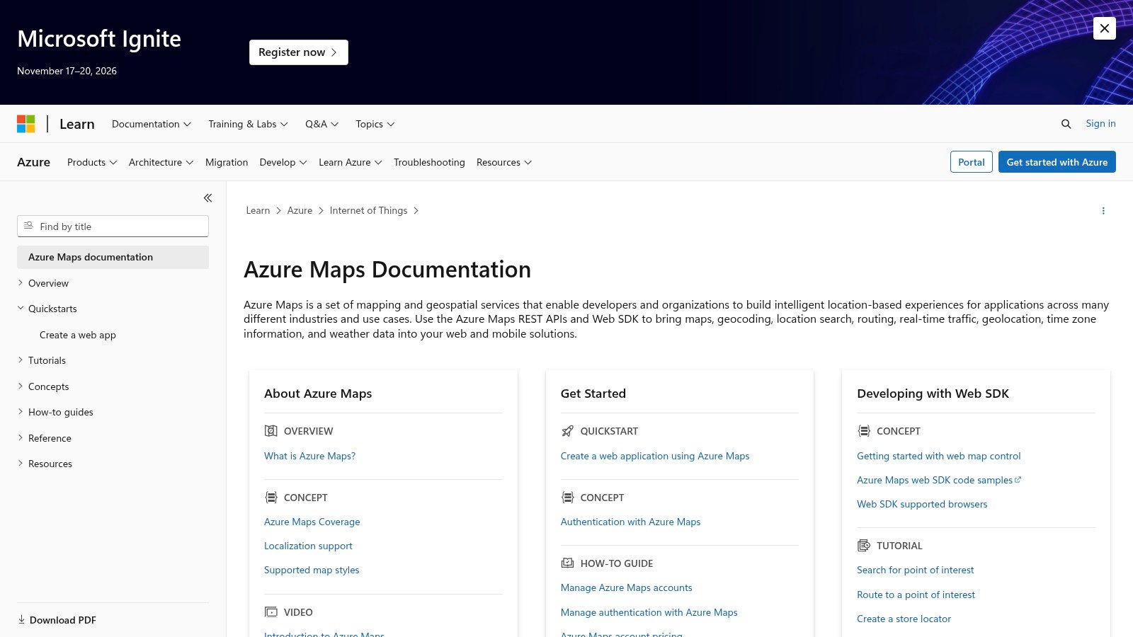 Azure Maps docs