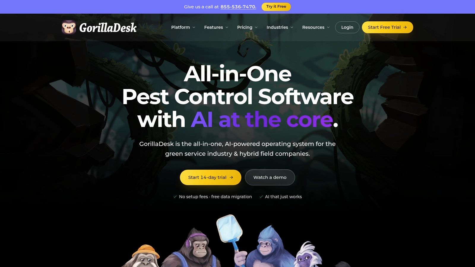 Screenshot from https://gorilladesk.com/