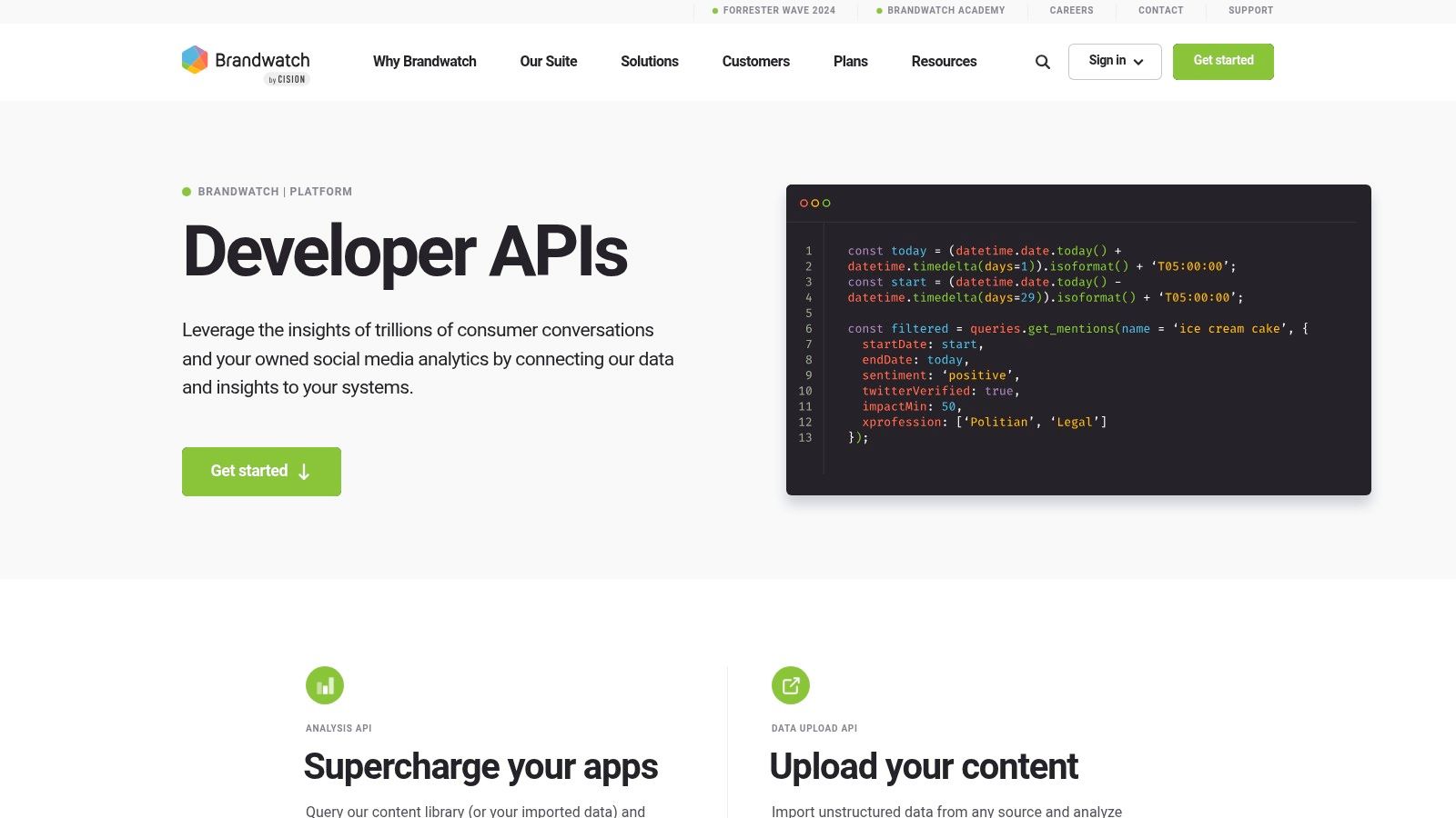 Brandwatch APIs (Consumer Research)