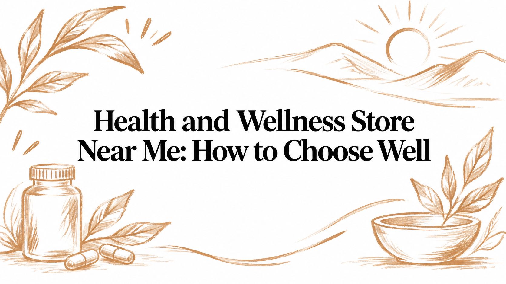 Health and Wellness Store Near Me: How to Choose Well