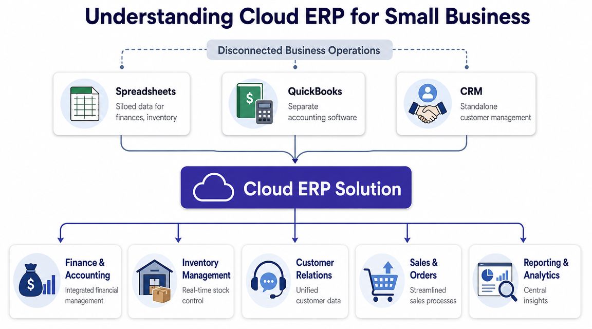 Your 2026 Guide to cloud erp small business Success - Cloudvara