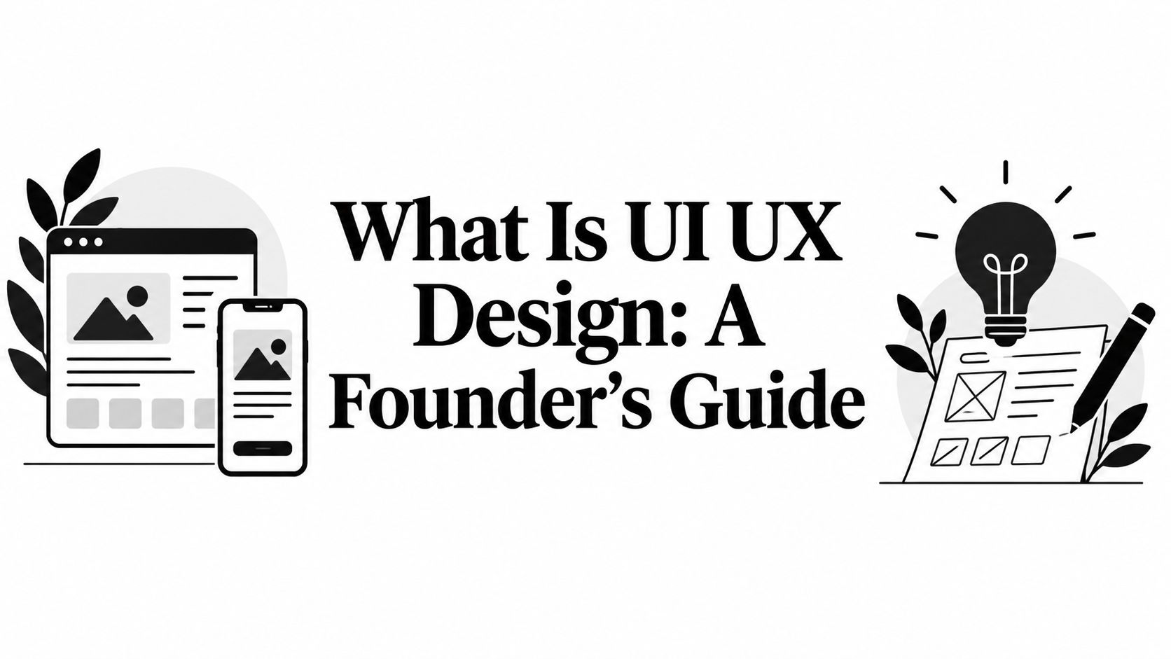 What Is UI UX Design: A Founder's Guide