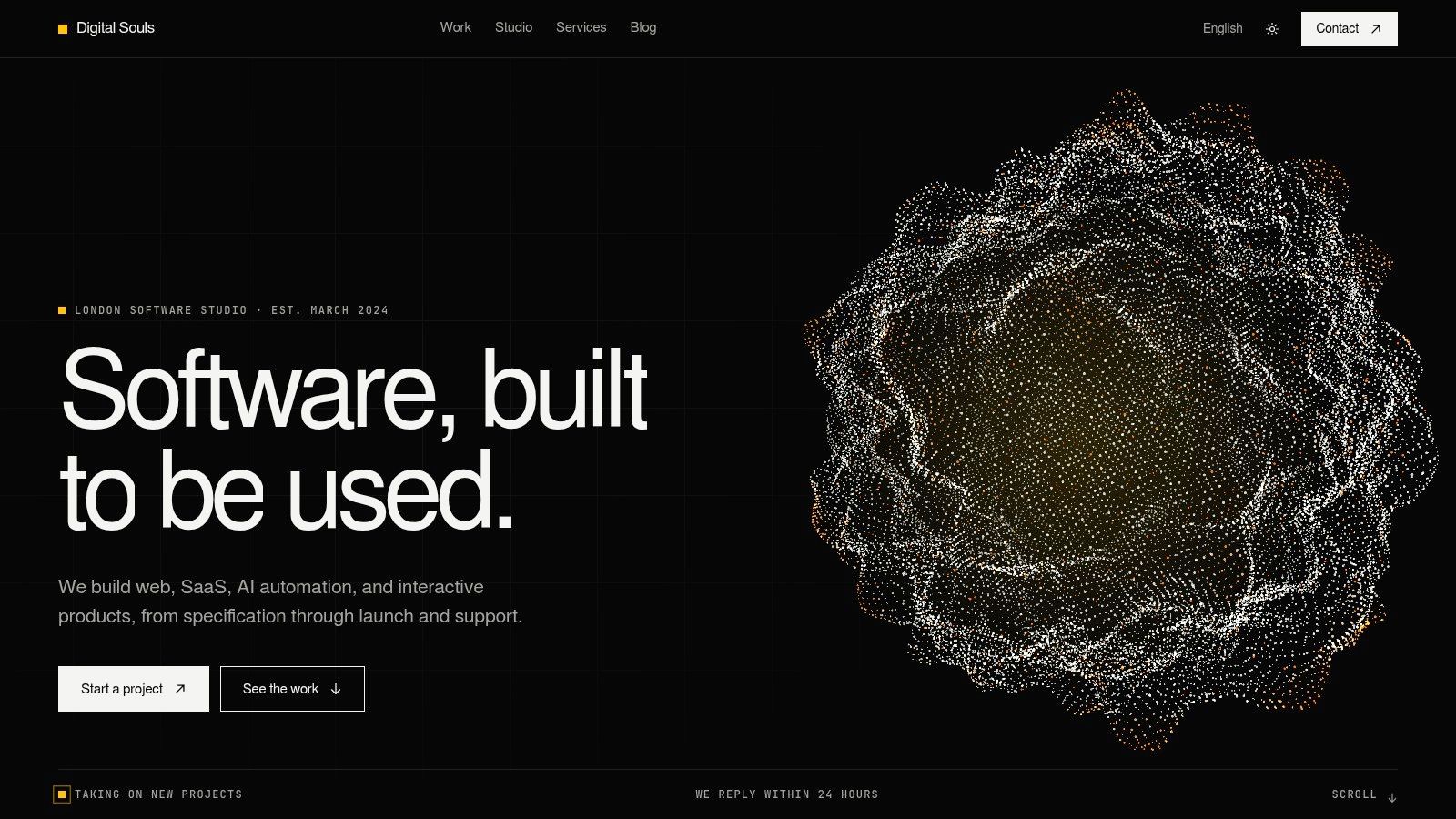 Screenshot from https://www.thedigitalsouls.com