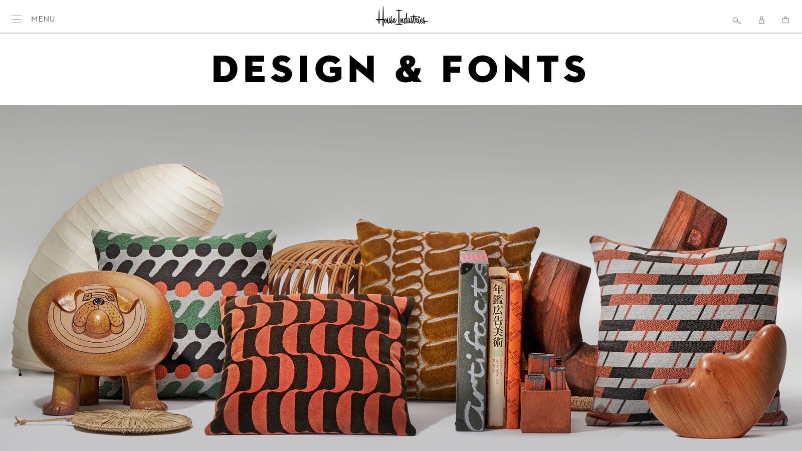 United (Sans/Serif/Italic subsets), House Industries