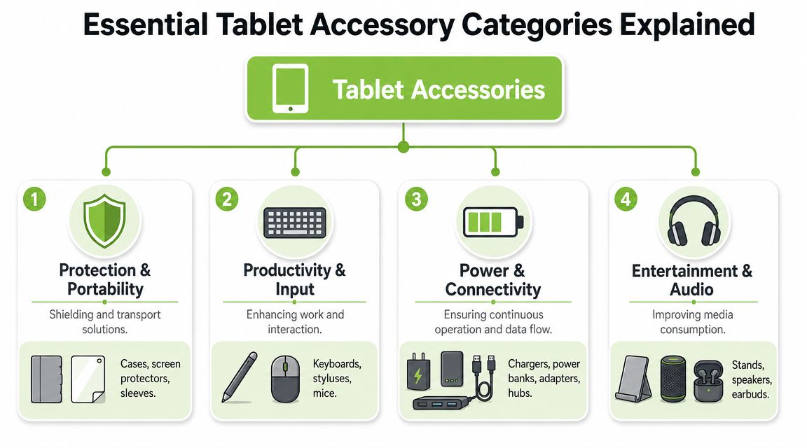 Essential Tablet Accessory Categories Explained