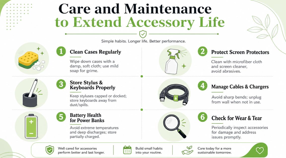 Care and Maintenance to Extend Accessory Life