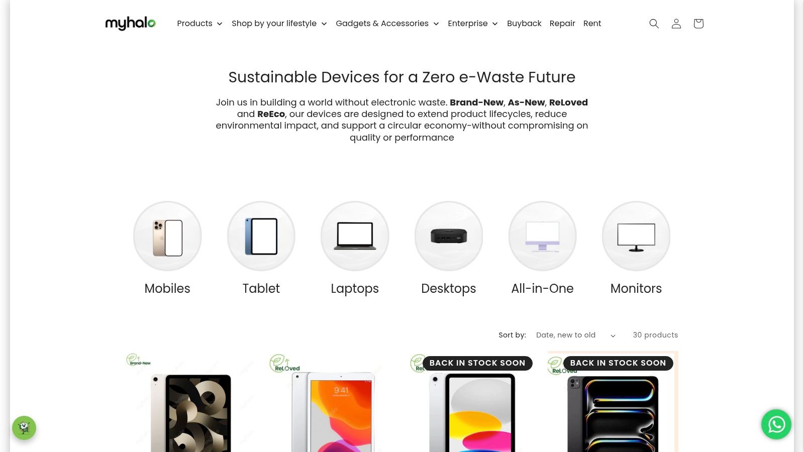 Screenshot from https://shop.myhalo.com.sg/collections/apple-ipad-collection