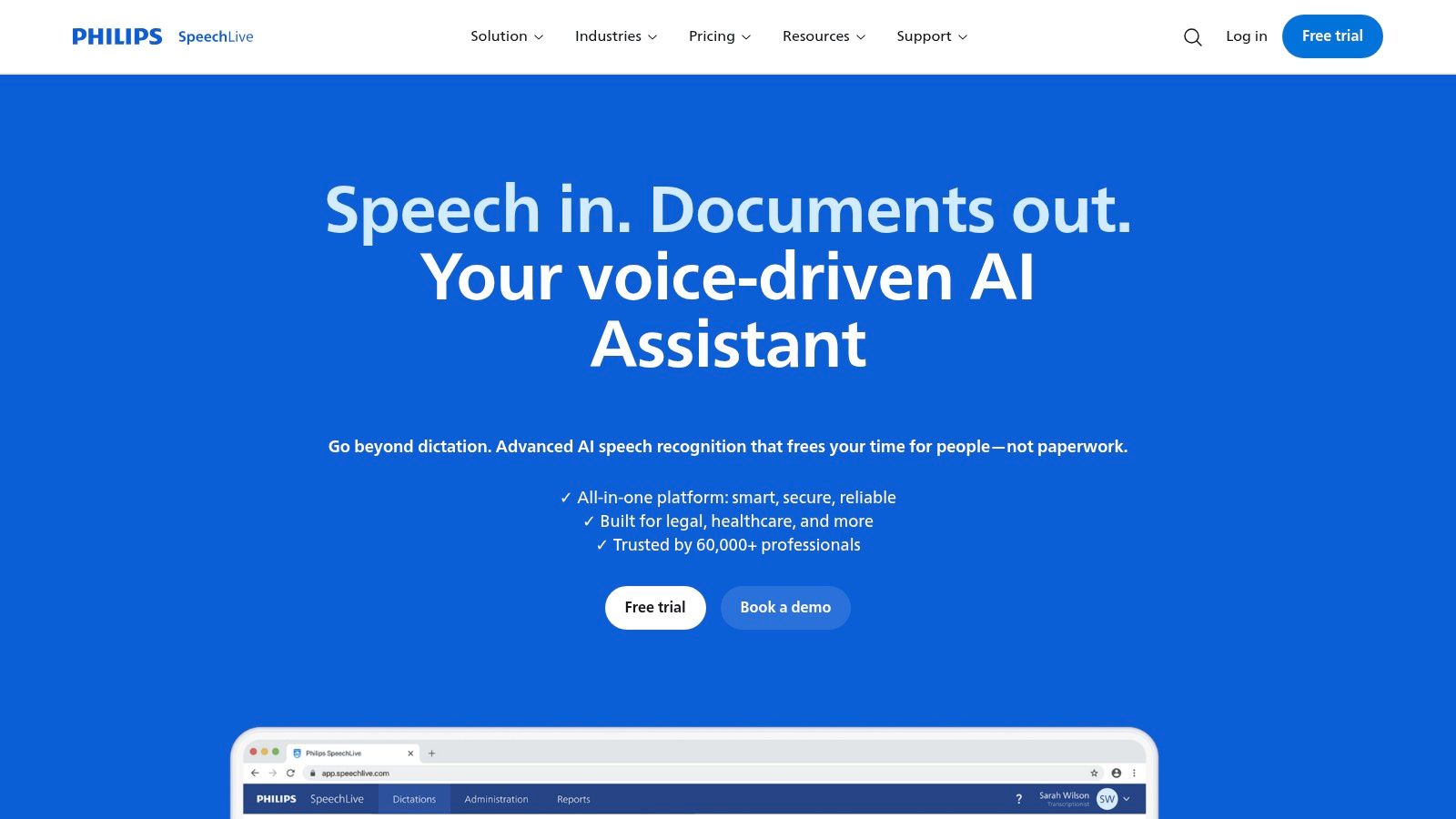 Philips SpeechLive