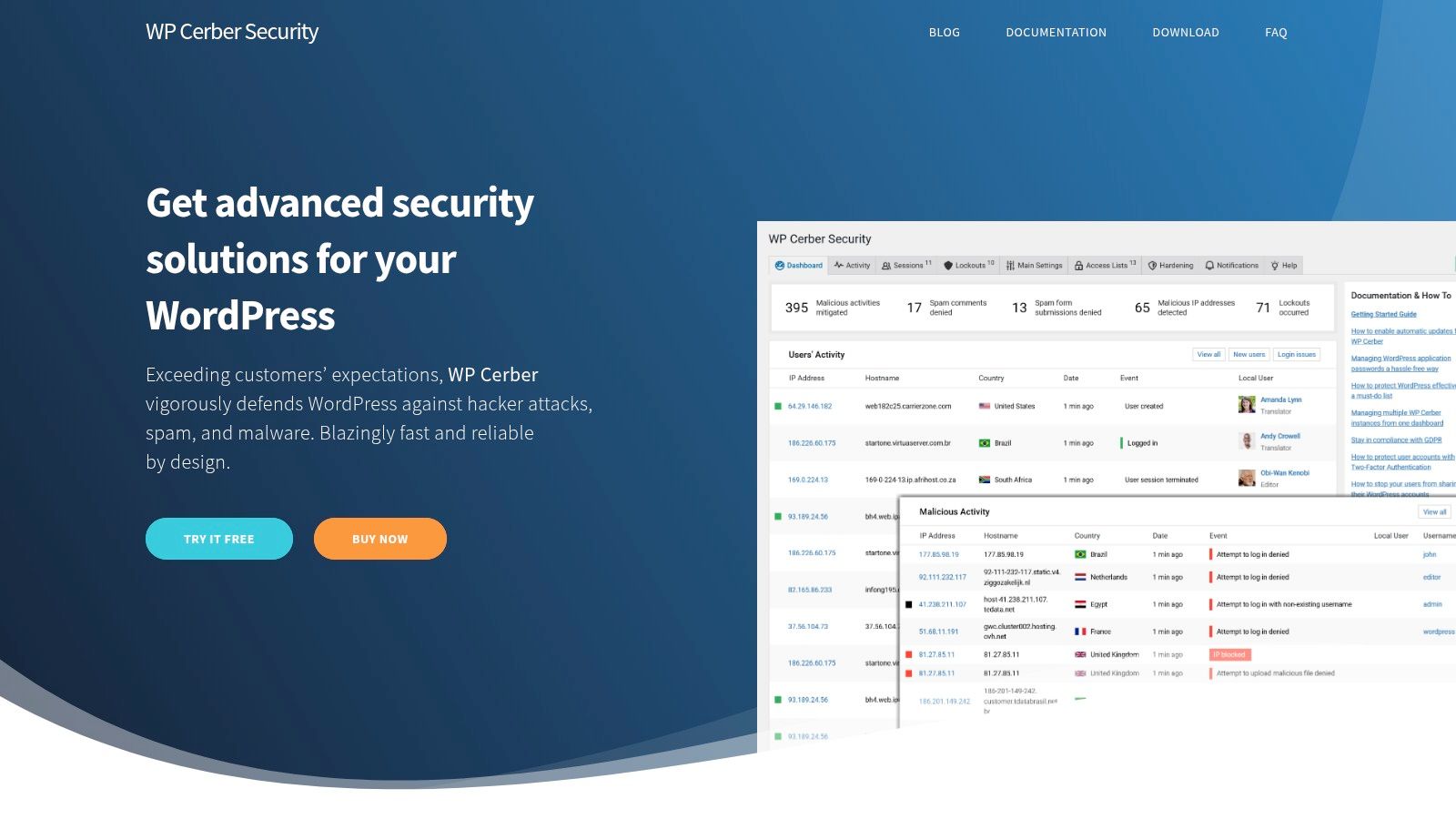 WP Cerber Security, Anti-spam & Malware Scan