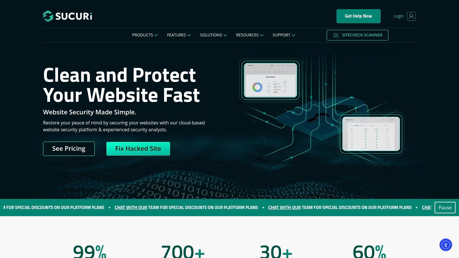 Sucuri Security (plugin + WAF/Platform)