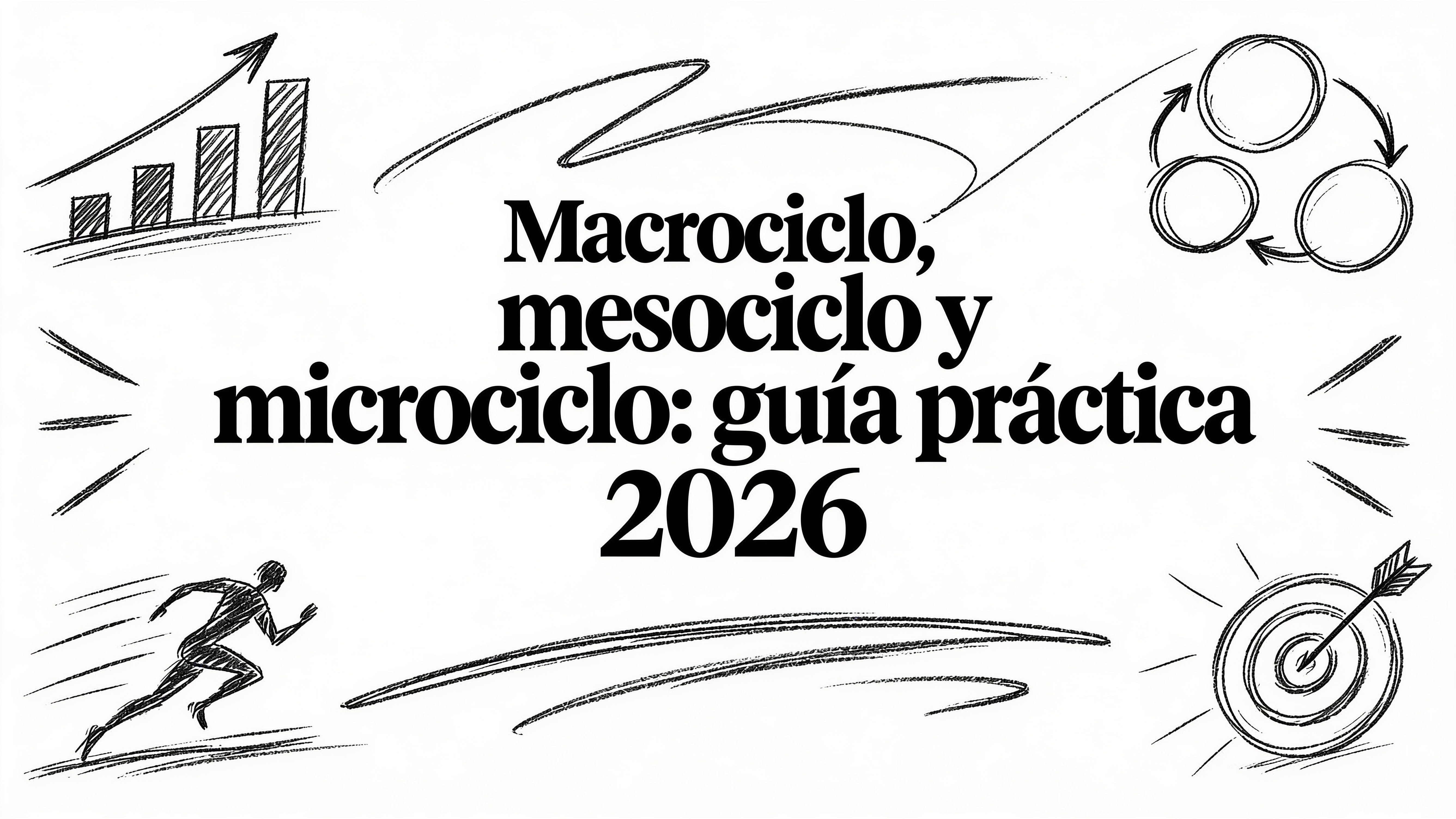 Macrociclo mesociclo y microciclo: guía práctica 2026