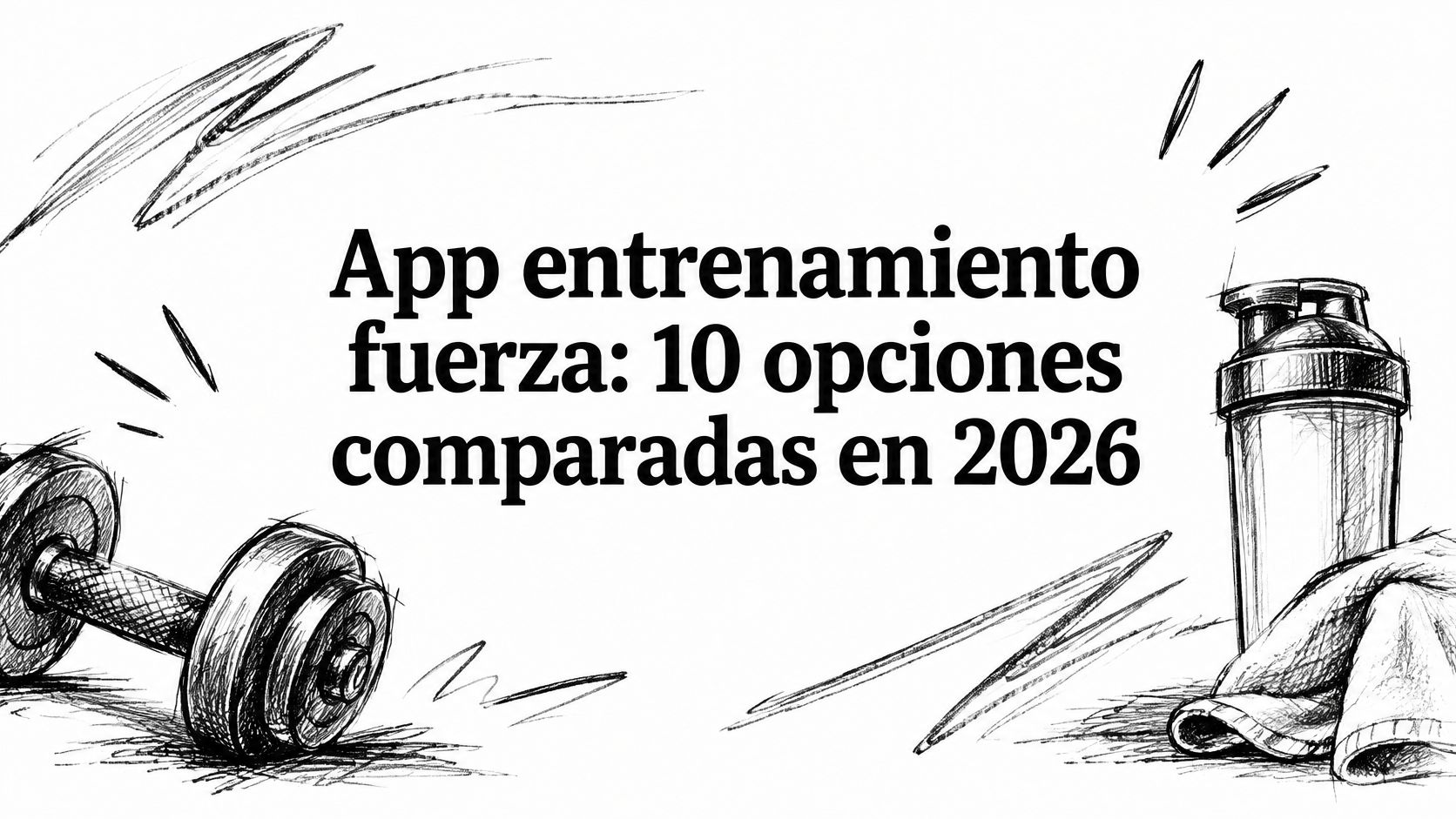 App entrenamiento fuerza: 10 opciones comparadas en 2026