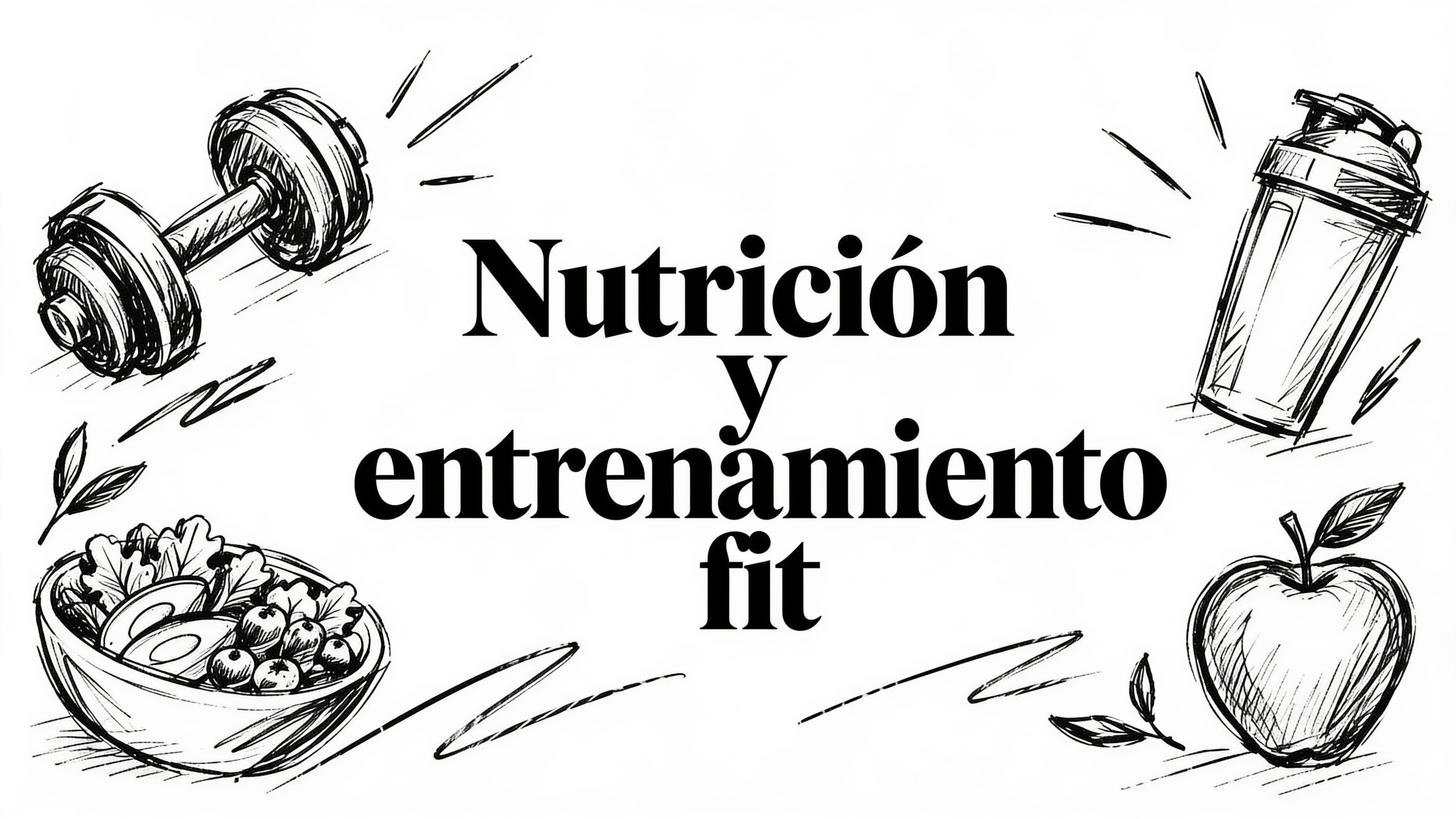Nutricion y entrenamiento fit