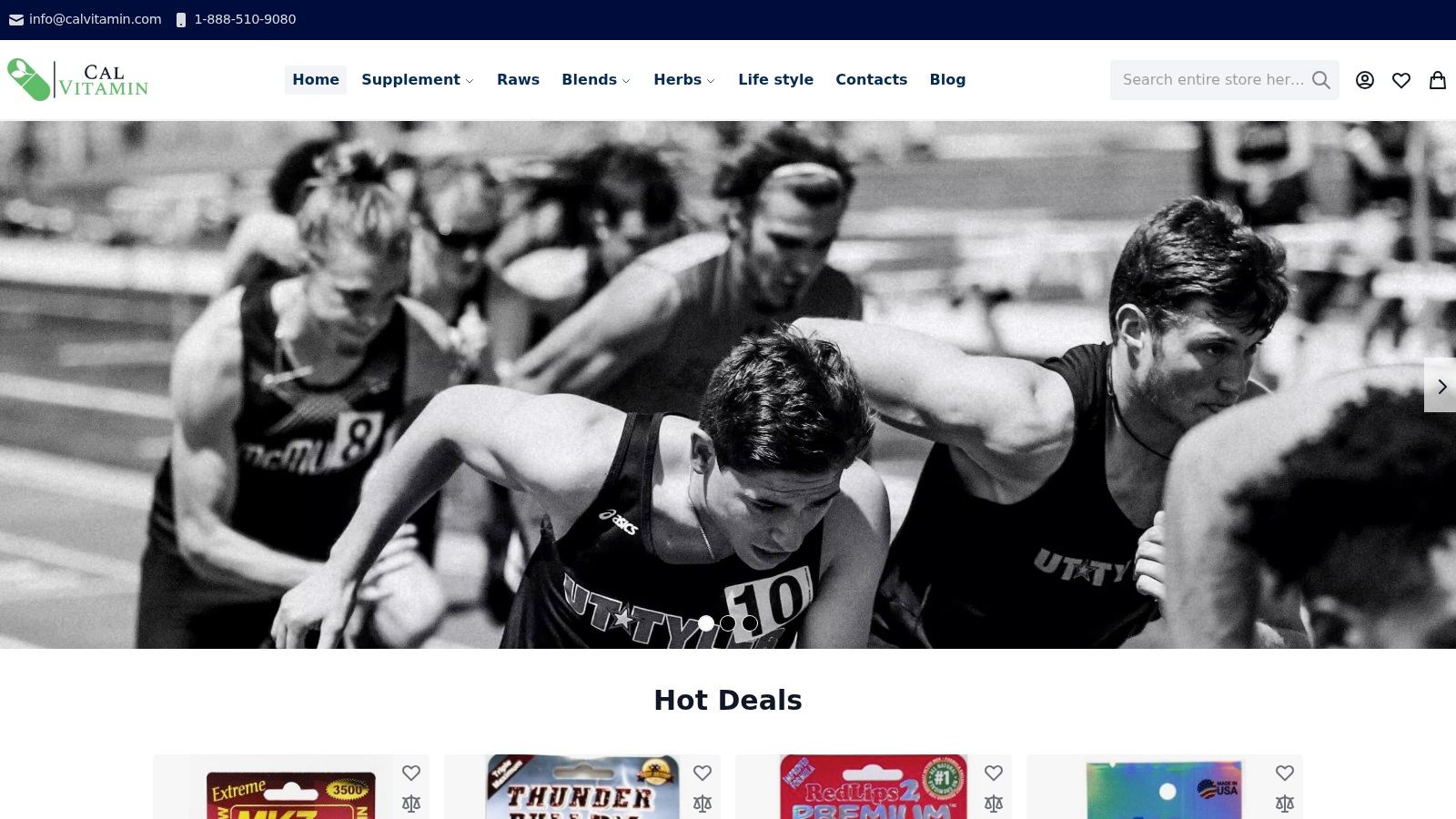 Screenshot from https://calvitamin.com