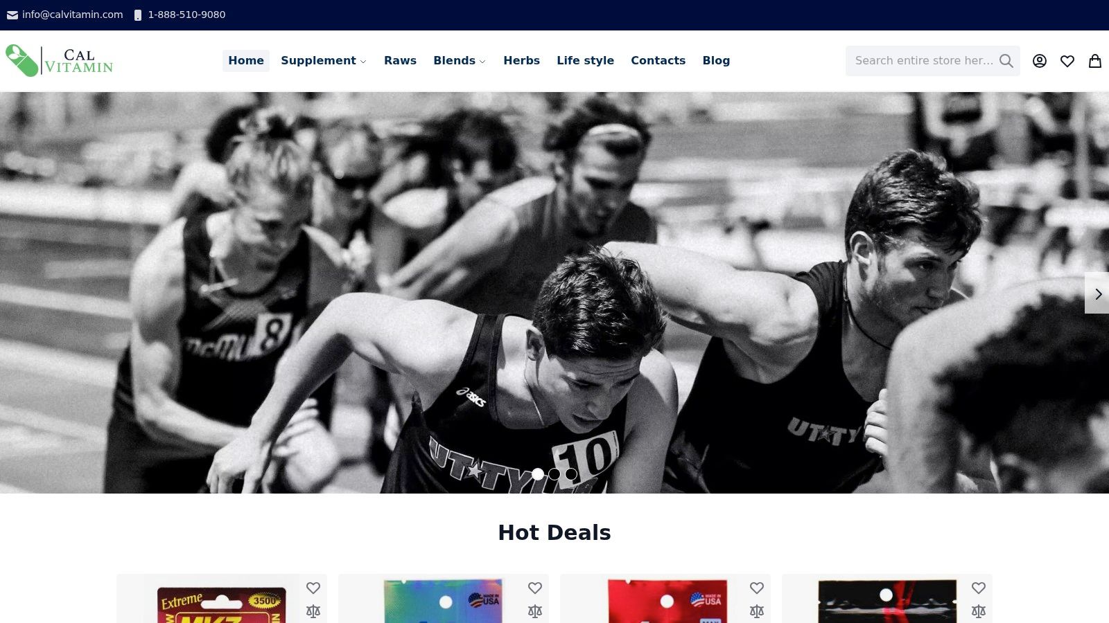 Screenshot from https://calvitamin.com
